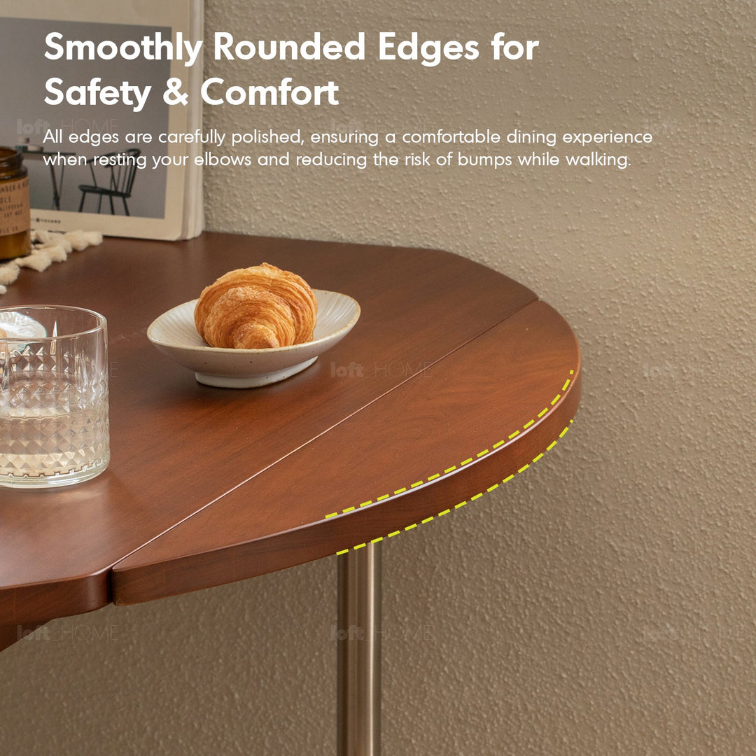 Vintage boxwood extendable round dining table season detail 11.