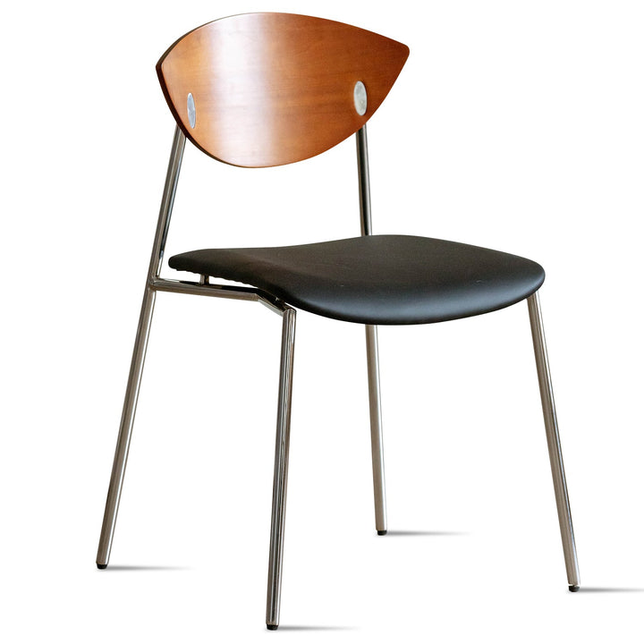 Vintage Boxwood Microfiber Leather Dining Chair BIRD