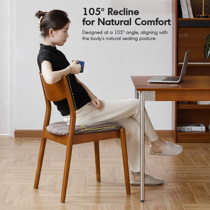Bauhaus boxwood mix weave fabric cushion stackable dining chair truffle situational feels.