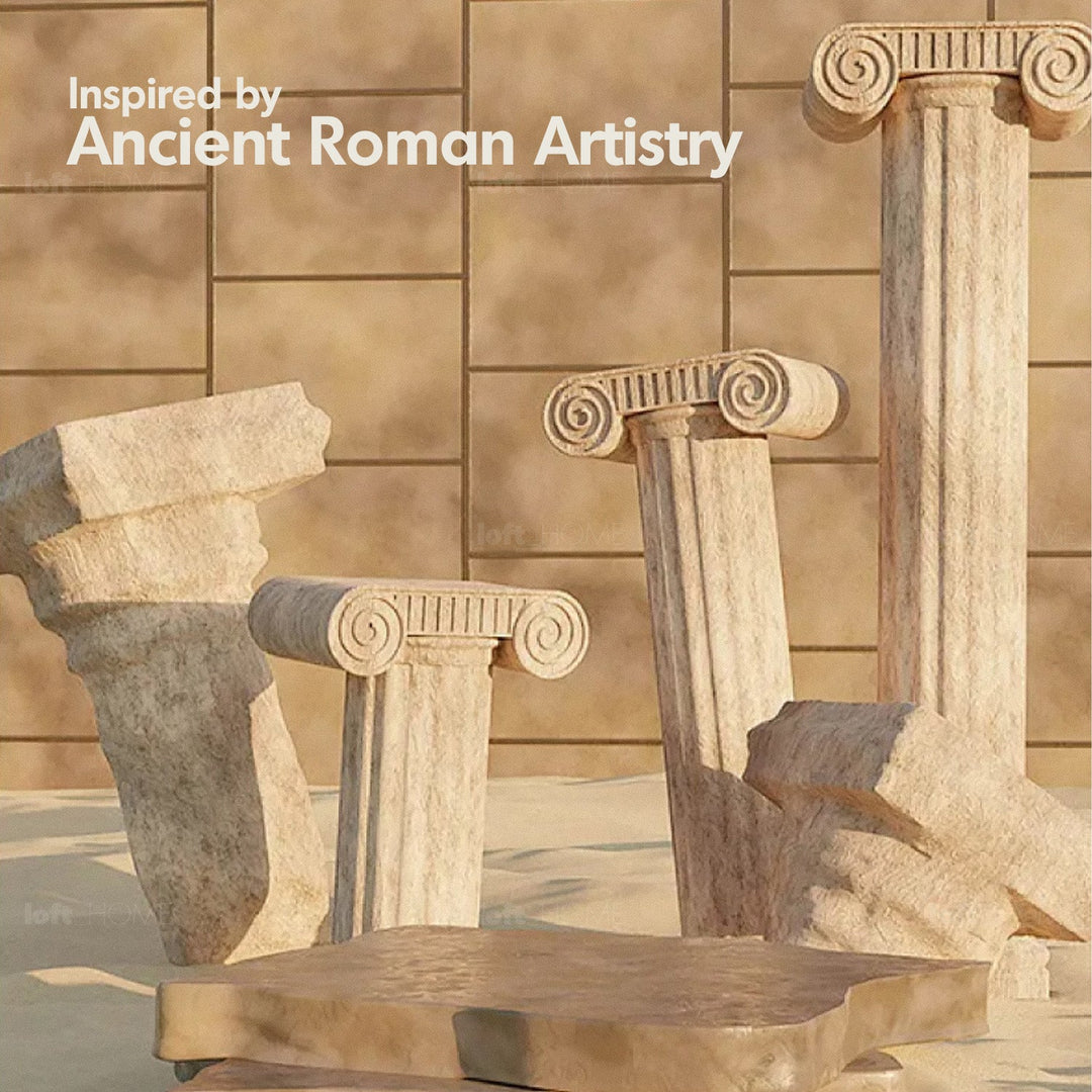 Vintage Boxwood Sintered Stone Dining Table ROMA