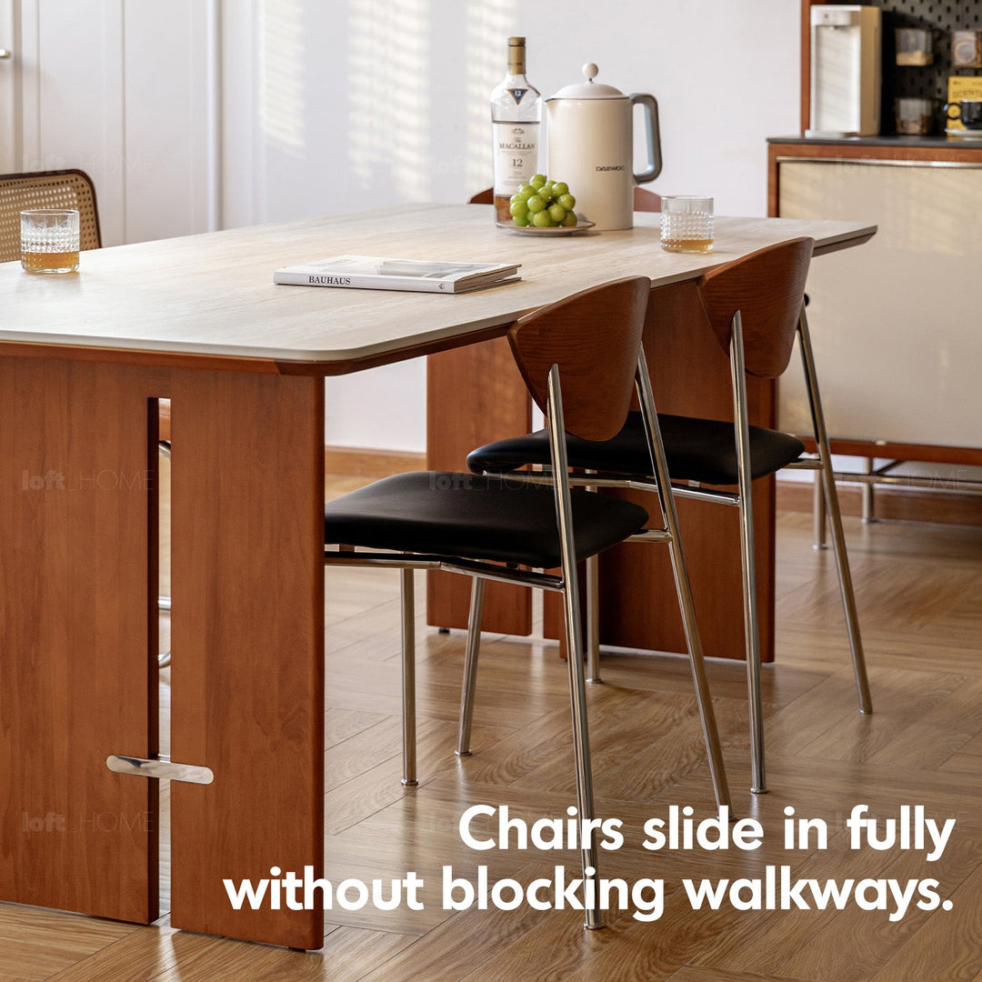 Vintage Boxwood Sintered Stone Dining Table ROMA