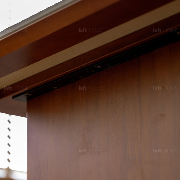 Bauhaus boxwood sintered stone dining table roma detail 29.