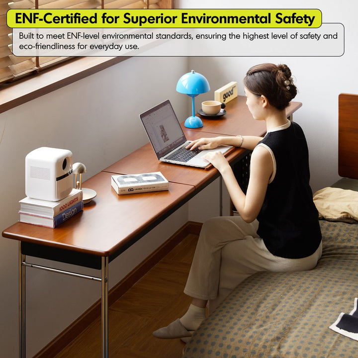 Vintage Boxwood Stainless Steel Mobile Overbed Table SERENI