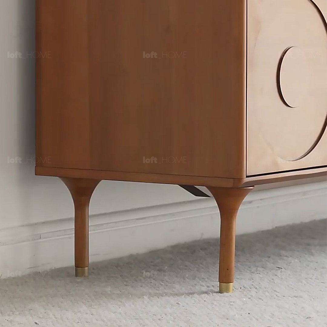 Vintage boxwood storage side cabinet madrid layered structure.