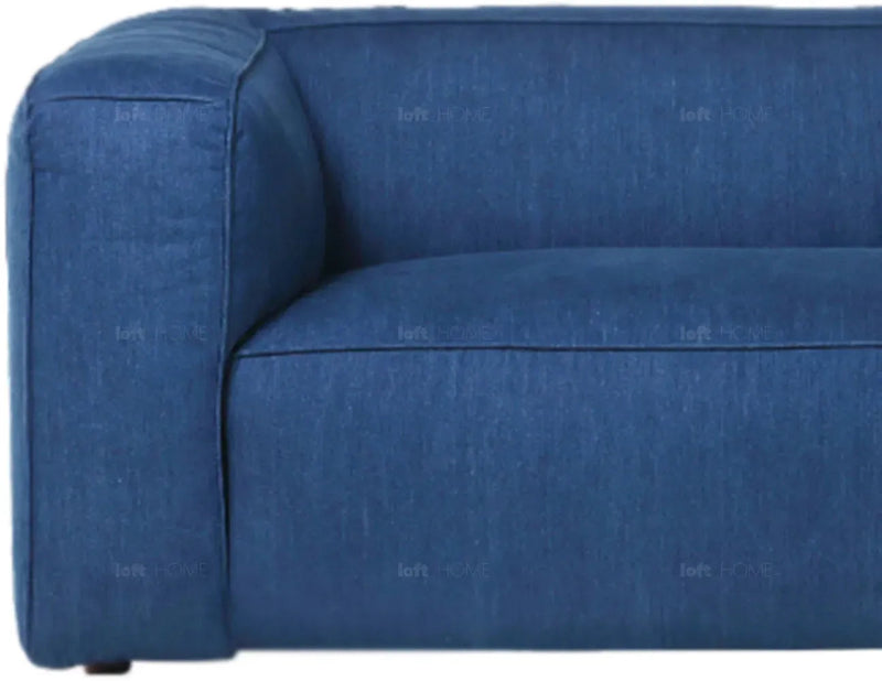 Minimalist Canvas Fabric 3 Seater Sofa FINESSE Material Details Chart