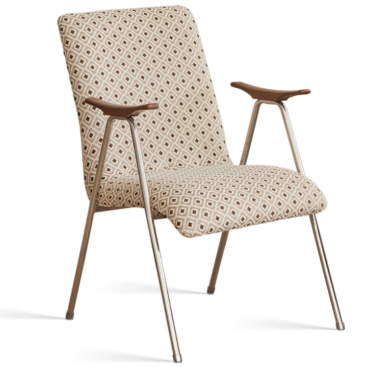 Vintage Mixed Weave Fabric 1 Seater Sofa GLEN