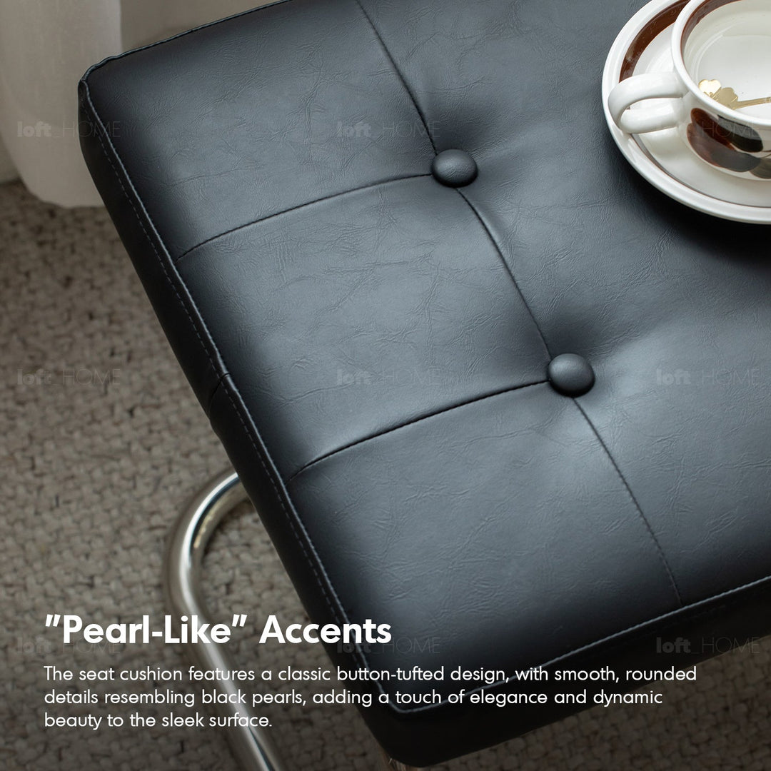 Vintage PU Leather Dining Bench HOH XIL