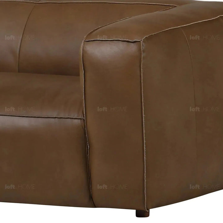 Minimalist Genuine Leather 3 Seater Sofa FINESSE LEATHER