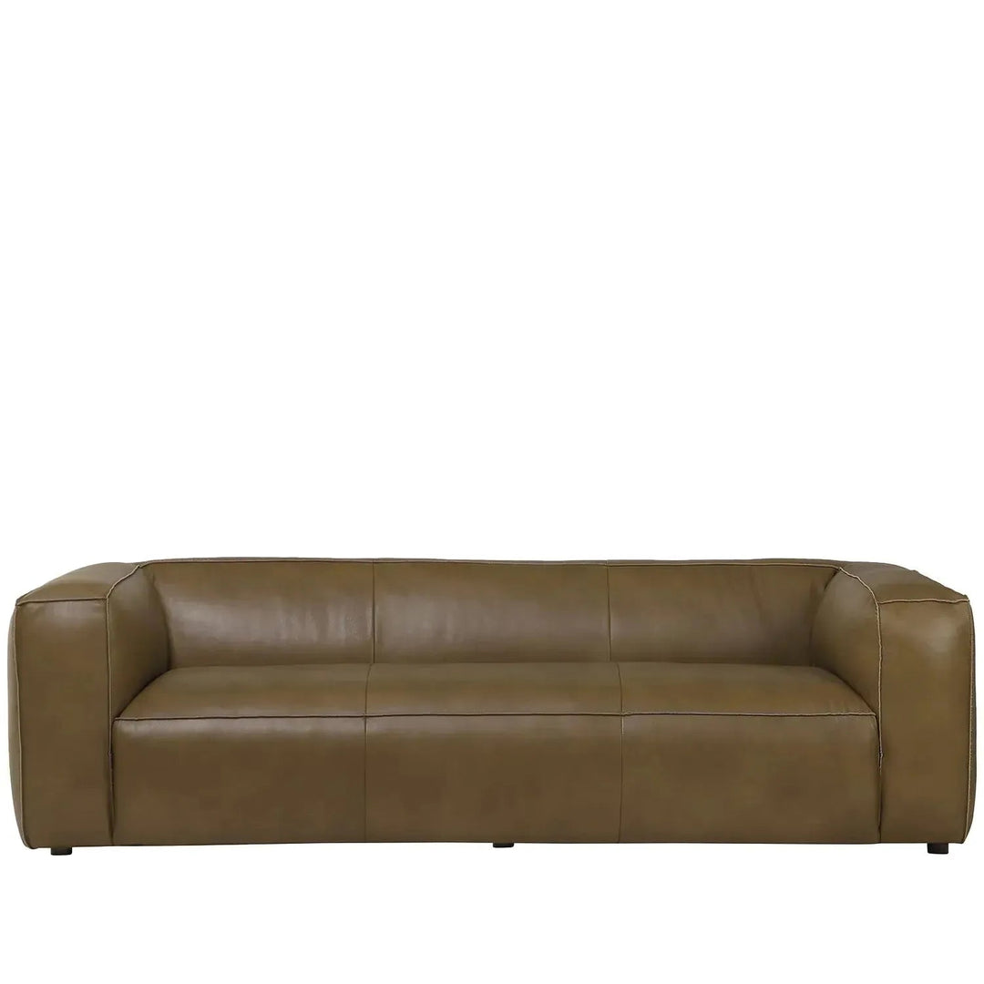Minimalist Genuine Leather 3 Seater Sofa FINESSE LEATHER
