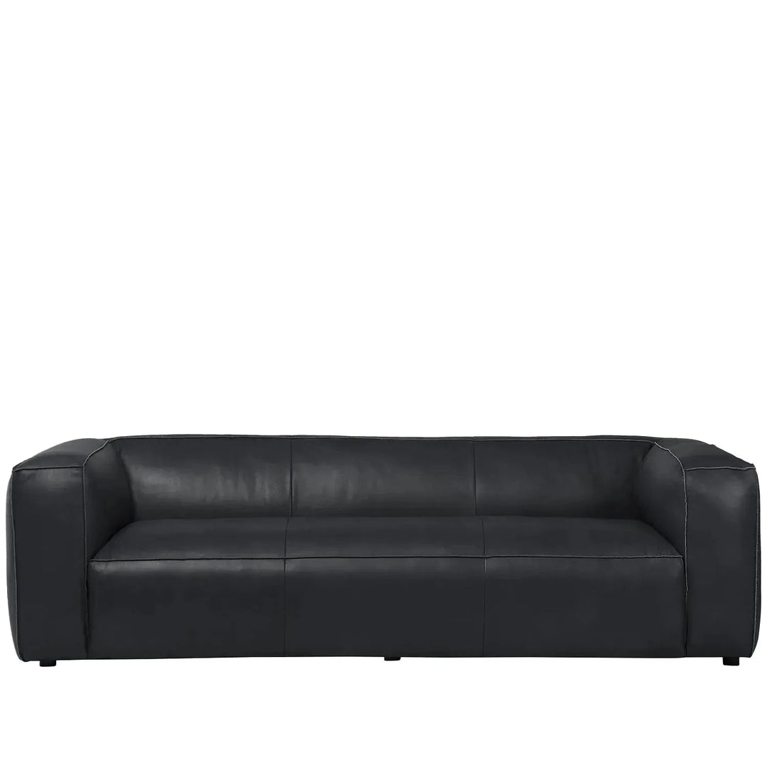 Minimalist Genuine Leather 3 Seater Sofa FINESSE LEATHER