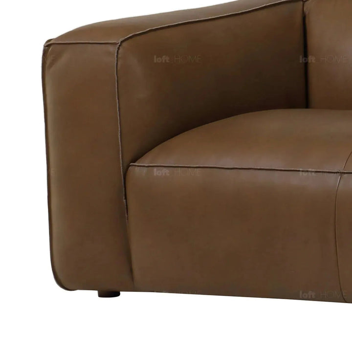 Minimalist Genuine Leather 3 Seater Sofa FINESSE LEATHER