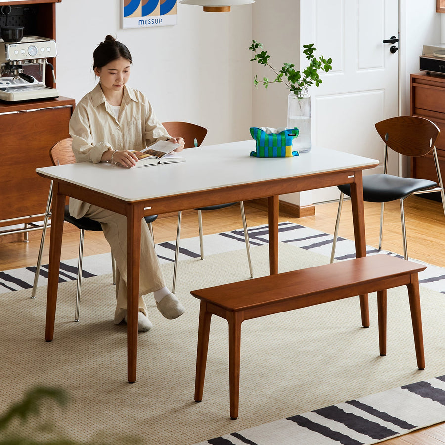 Bauhaus sintered stone dining table mies size charts.