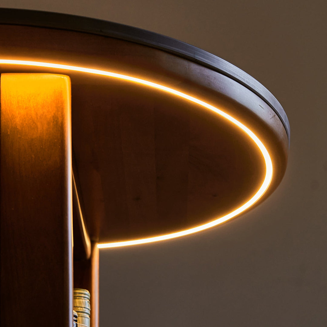 Bauhaus sintered stone storage bar table the old with context.