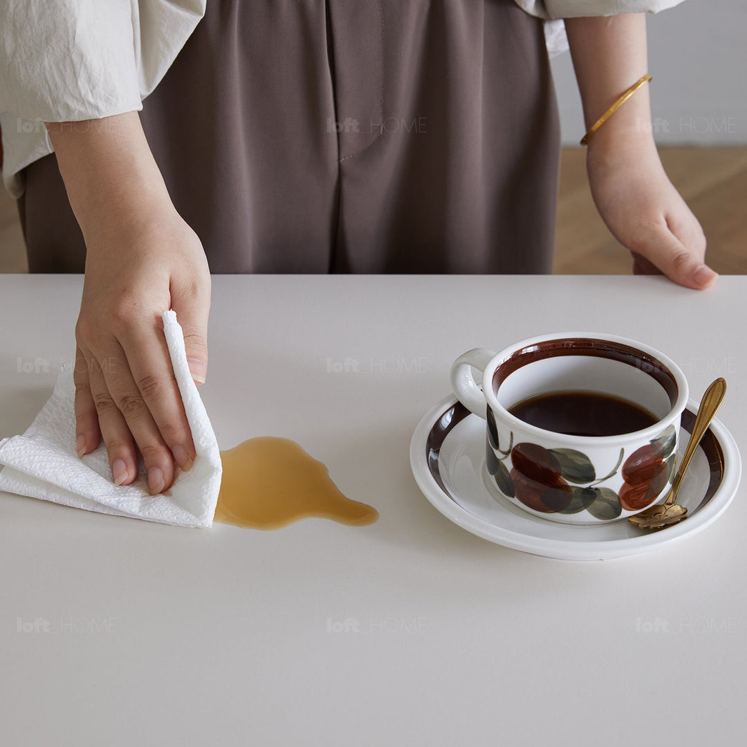 Vintage Boxwood Sintered Stone Dining Table SEASON