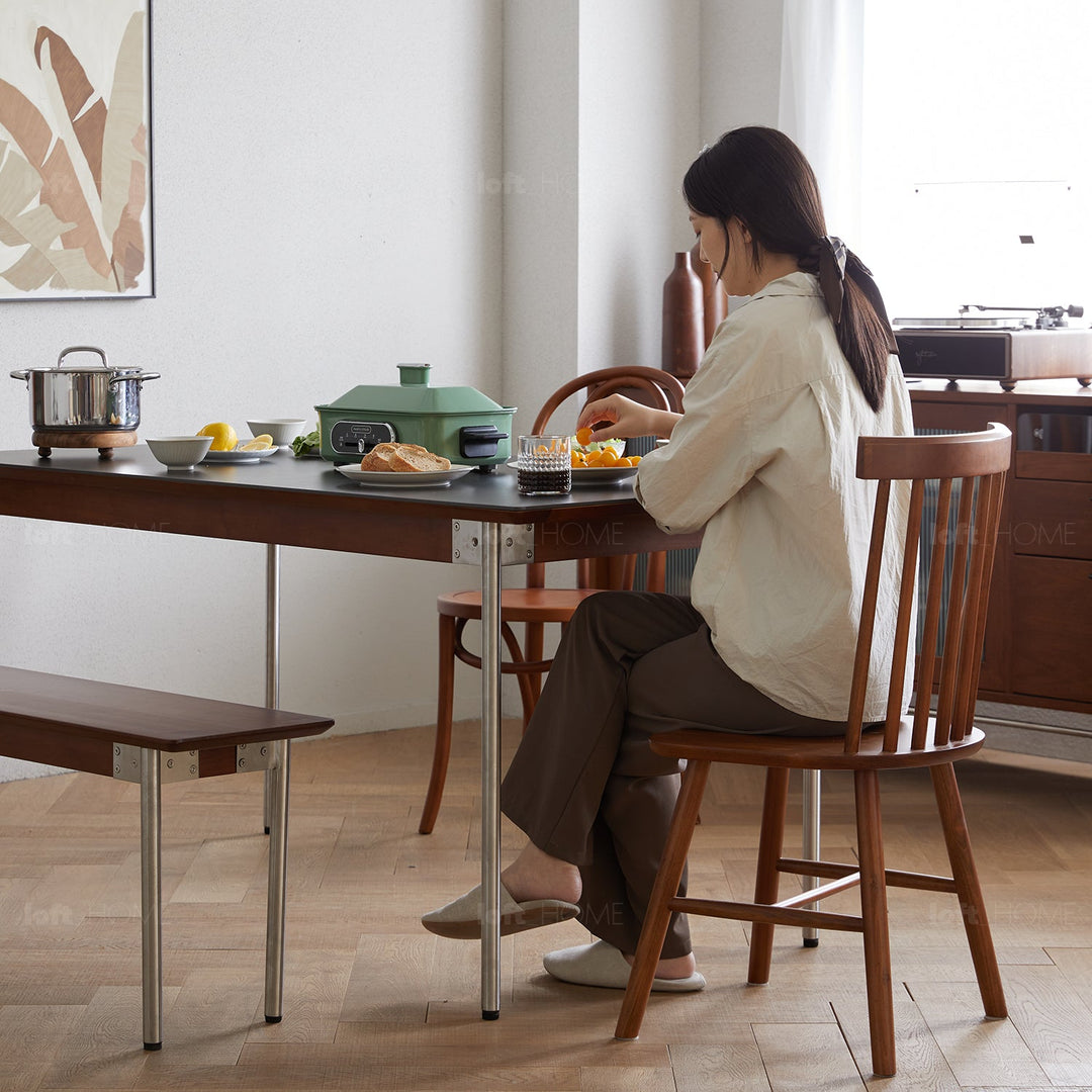 Vintage Boxwood Sintered Stone Dining Table SEASON