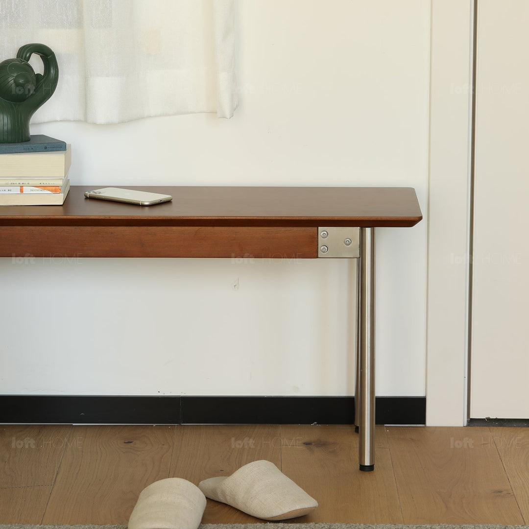 Bauhaus boxwood sintered dining bench season conceptual design.