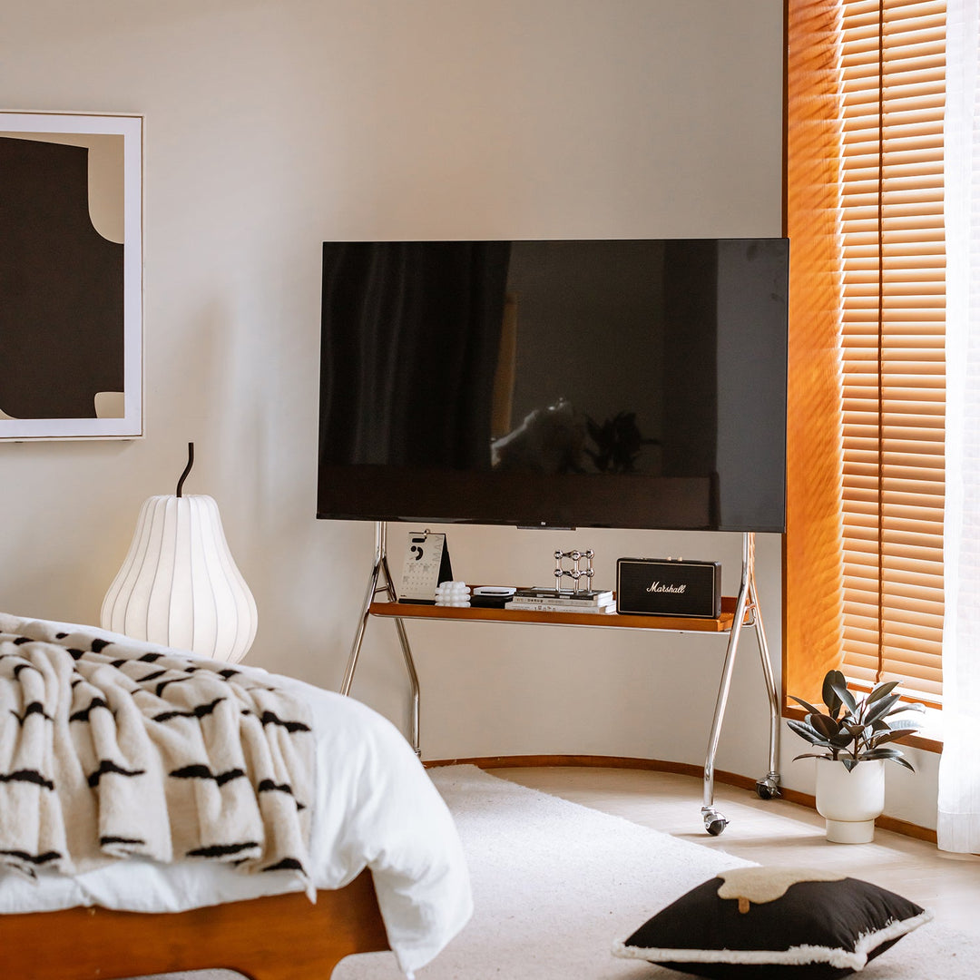 Bauhaus boxwood tv hanger charles in details.