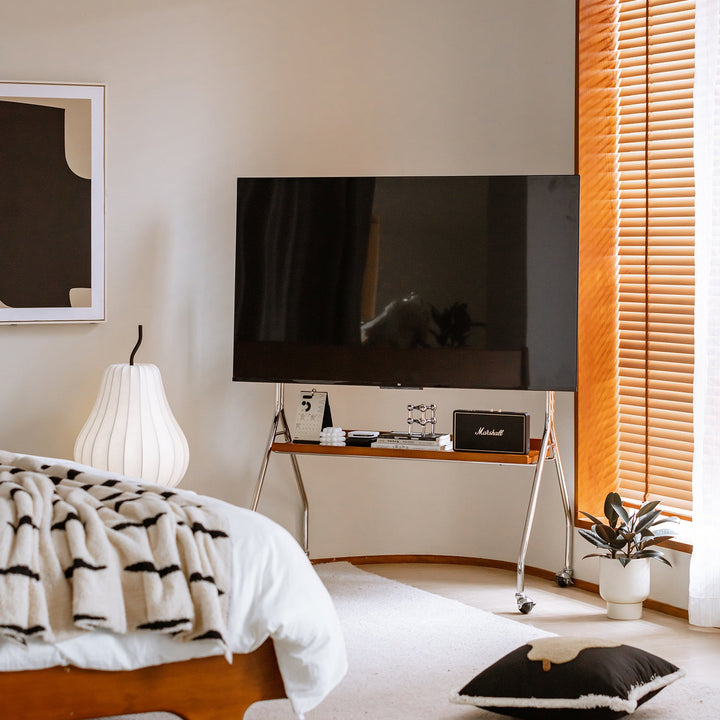 Bauhaus boxwood tv hanger charles in details.
