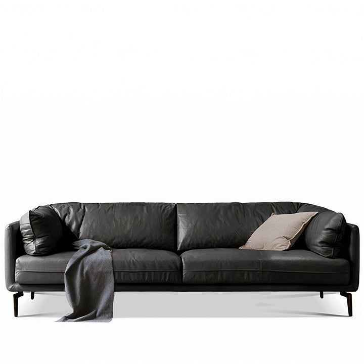 Vintage genuine leather sectional 4 seater sofa bravo detail 3.