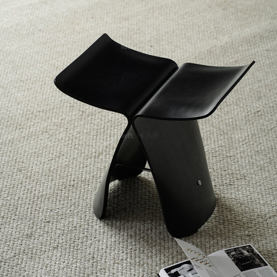Vintage plywood stool flyer situational feels.
