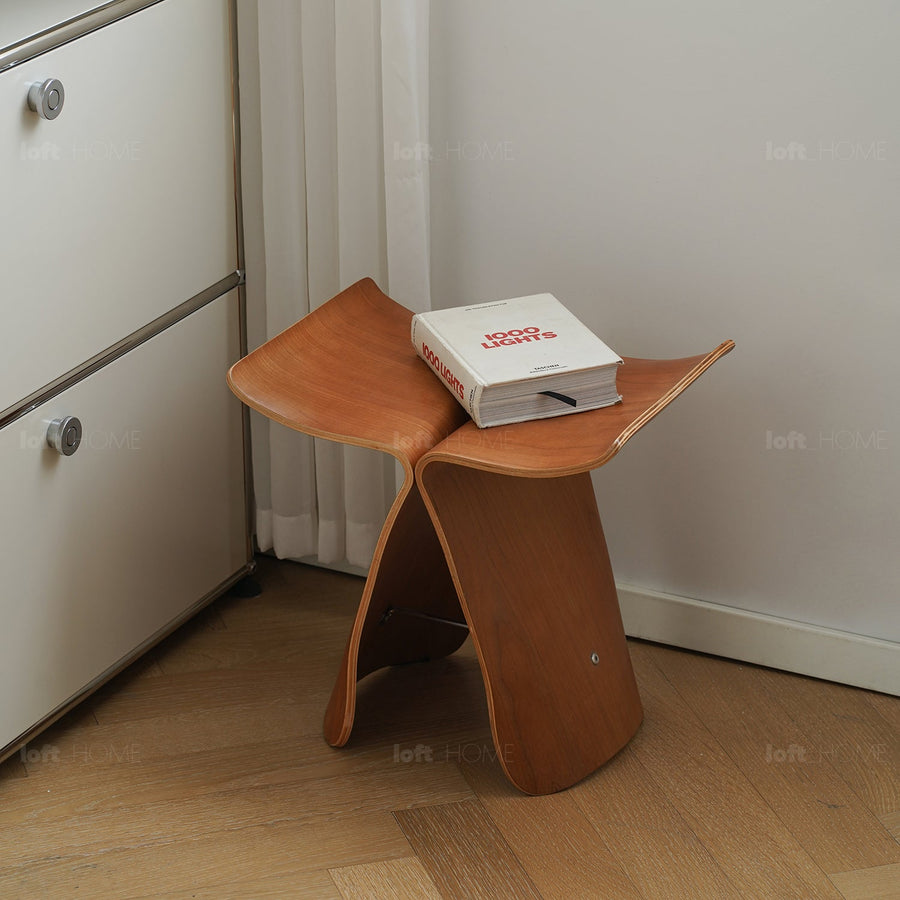 Vintage Plywood Stool FLYER