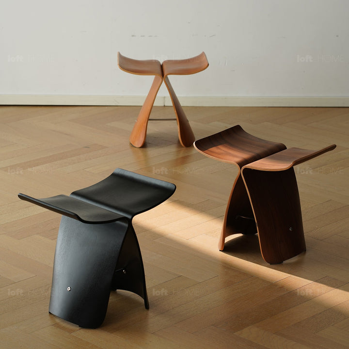 Vintage Plywood Stool FLYER