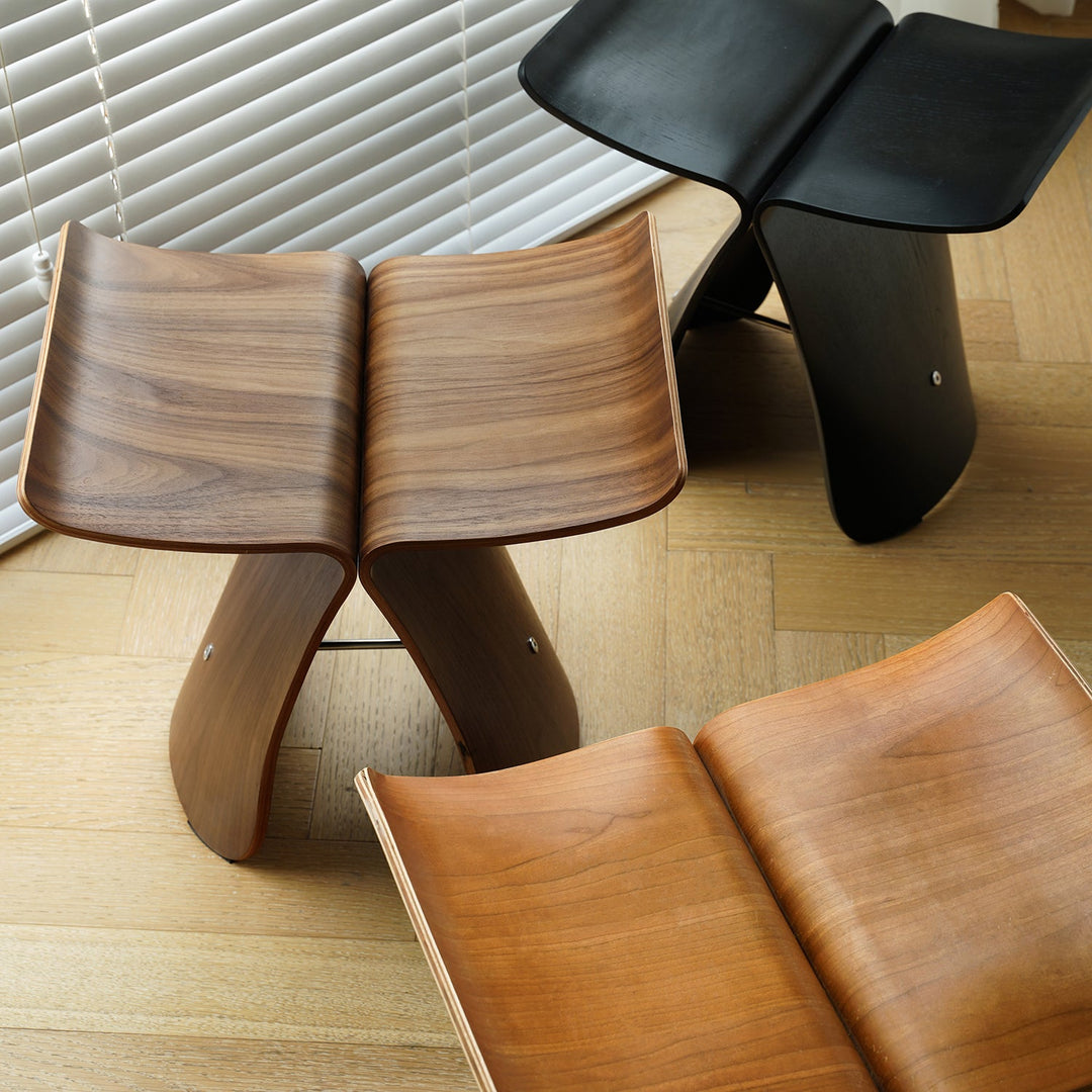 Vintage Plywood Stool FLYER