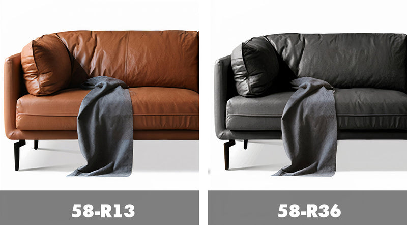Vintage Genuine Leather 2 Seater Sofa BRAVO Color Swatches