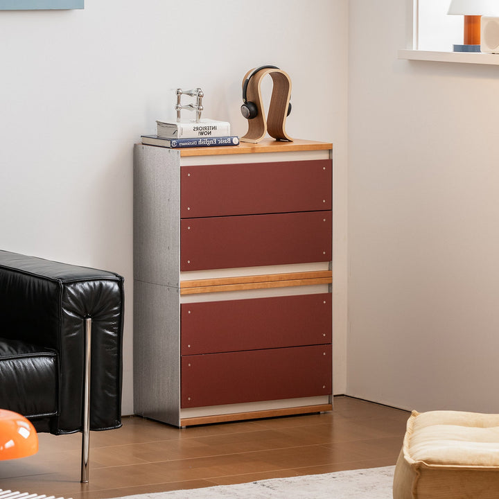 Bauhaus Aluminium Modular Chest Of Drawer GEOMETRIC