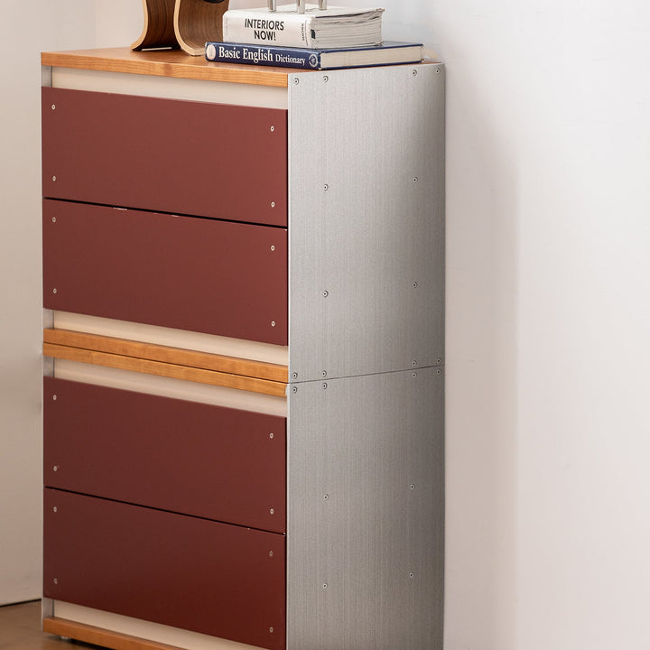 Bauhaus Aluminium Modular Chest Of Drawer GEOMETRIC