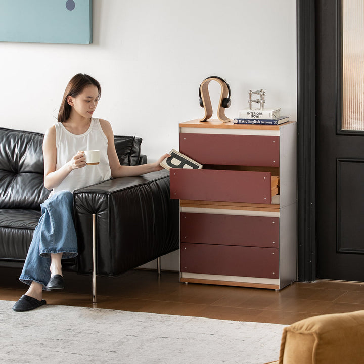 Bauhaus Aluminium Modular Chest Of Drawer GEOMETRIC