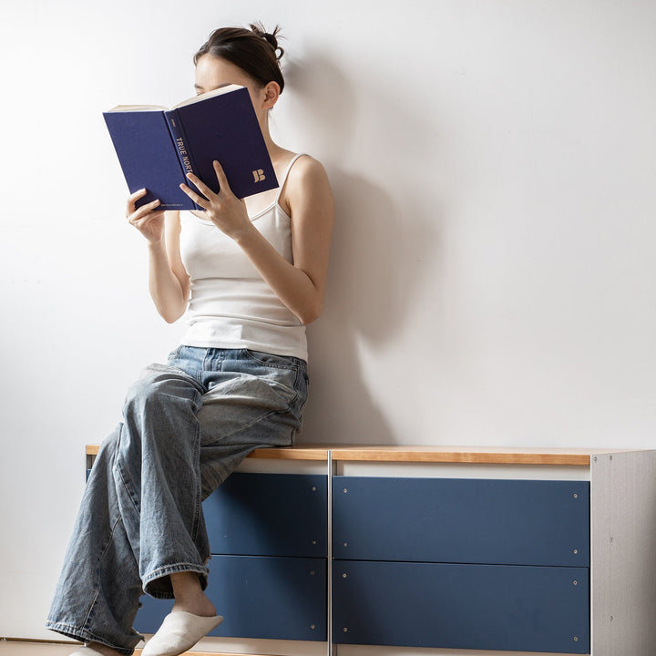 Bauhaus Aluminium Modular Chest Of Drawer GEOMETRIC