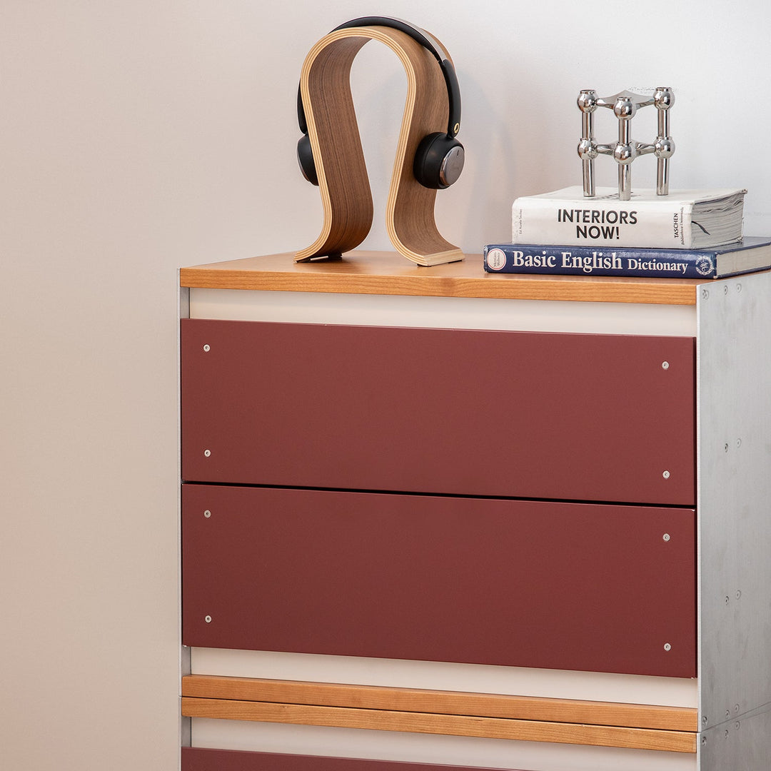 Bauhaus Aluminium Modular Chest Of Drawer GEOMETRIC