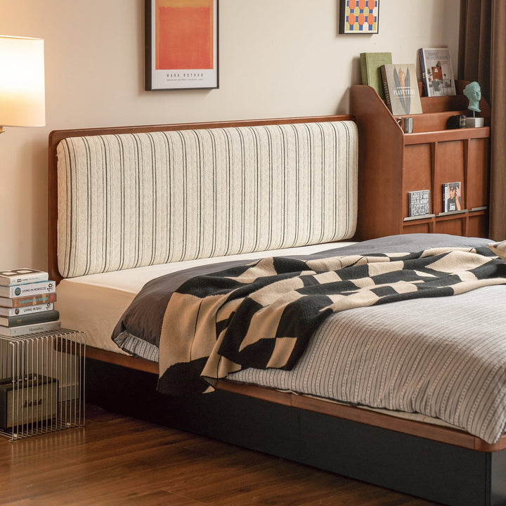 Bauhaus boxwood storage bed film in real life style.
