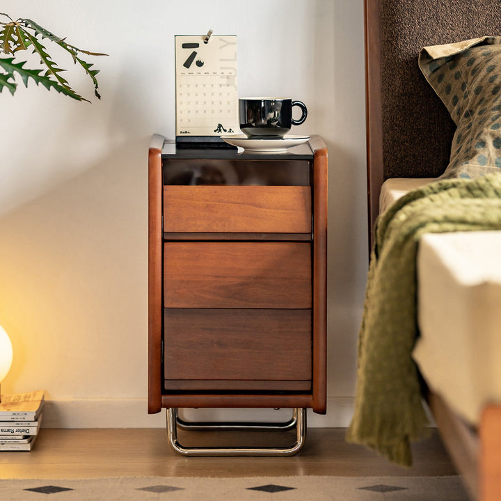 Bauhaus boxwood side table sita color swatches.