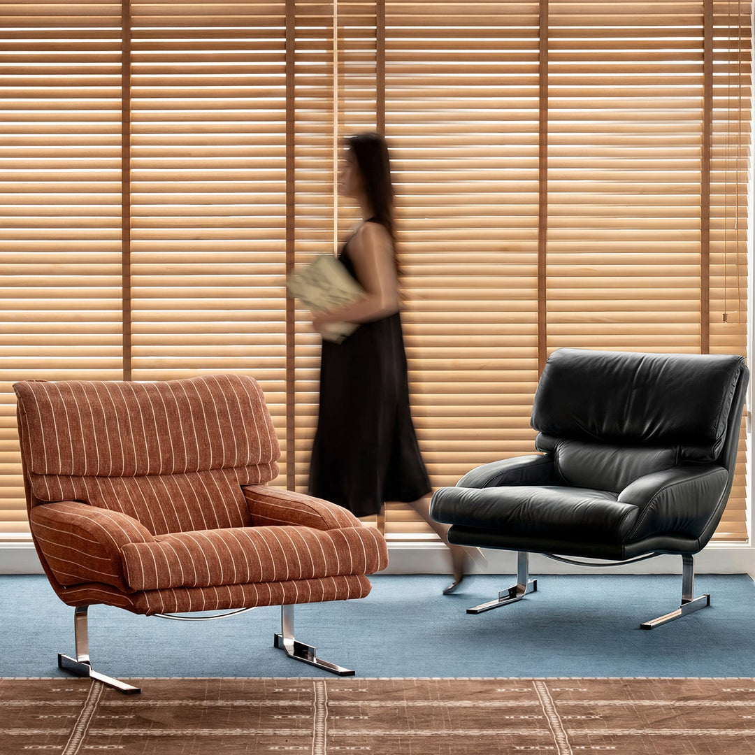 Bauhaus chenille velvet fabric 1 seater sofa searle material variants.