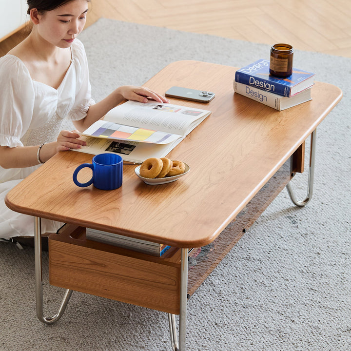 Bauhaus cherry wood coffee table locke size charts.