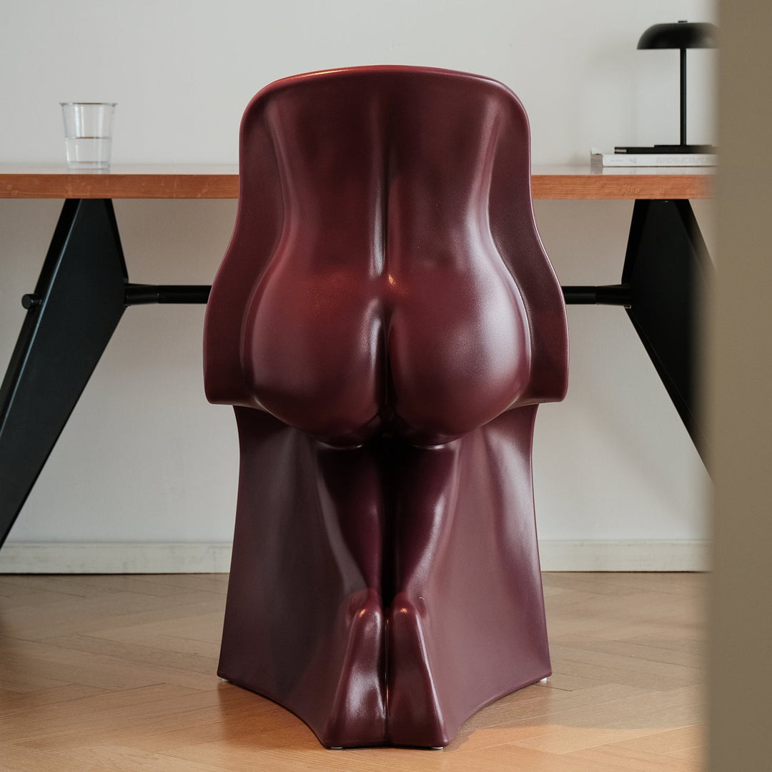 Bauhaus plastic dining chair her in still life.