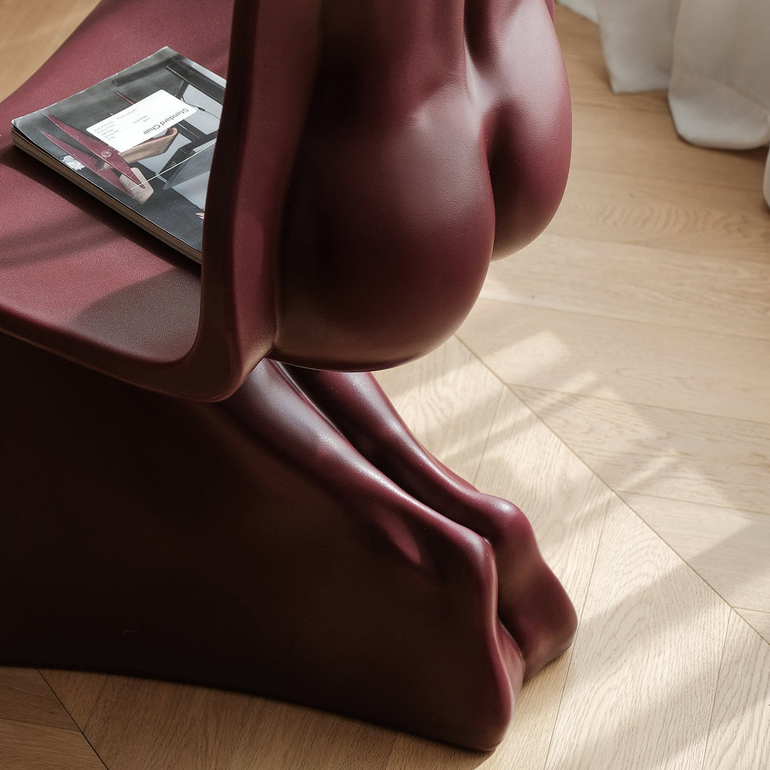 Bauhaus plastic dining chair her conceptual design.
