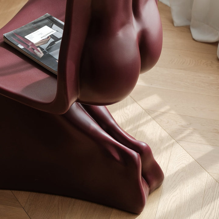 Bauhaus plastic dining chair her conceptual design.