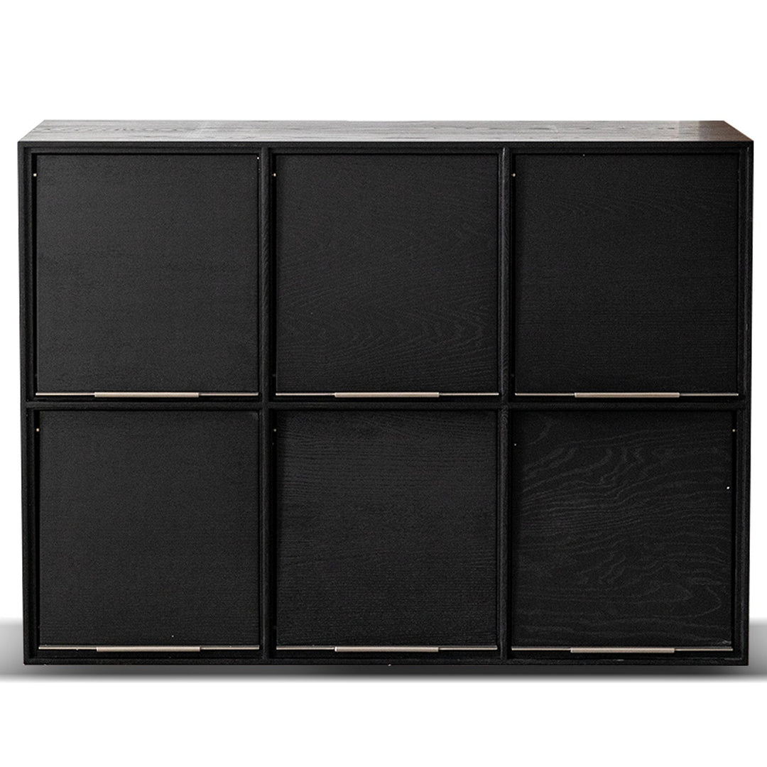 Minimalist Ash Wood Veneer Modular Box Cabinet GRID