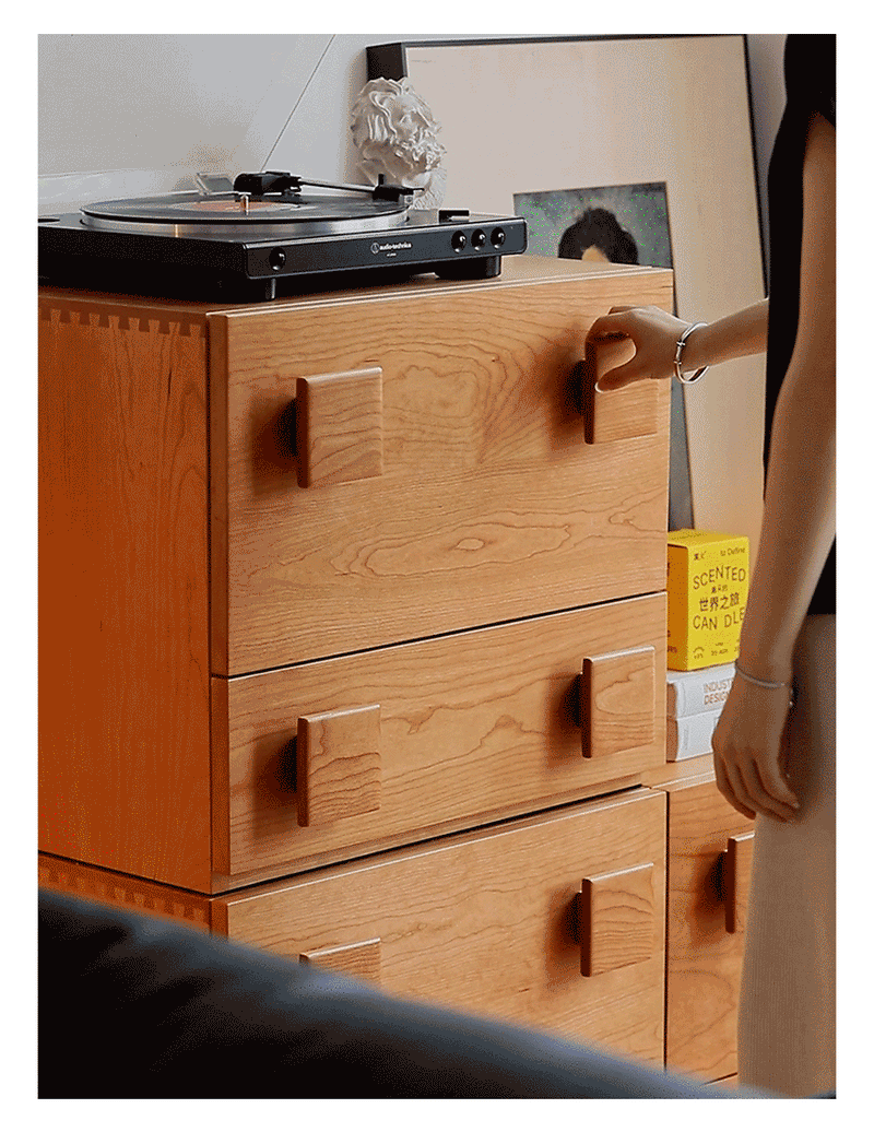 Scandinavian Cherry Wood Modular Cabinet NIMBUS More Details and Instruction_3
