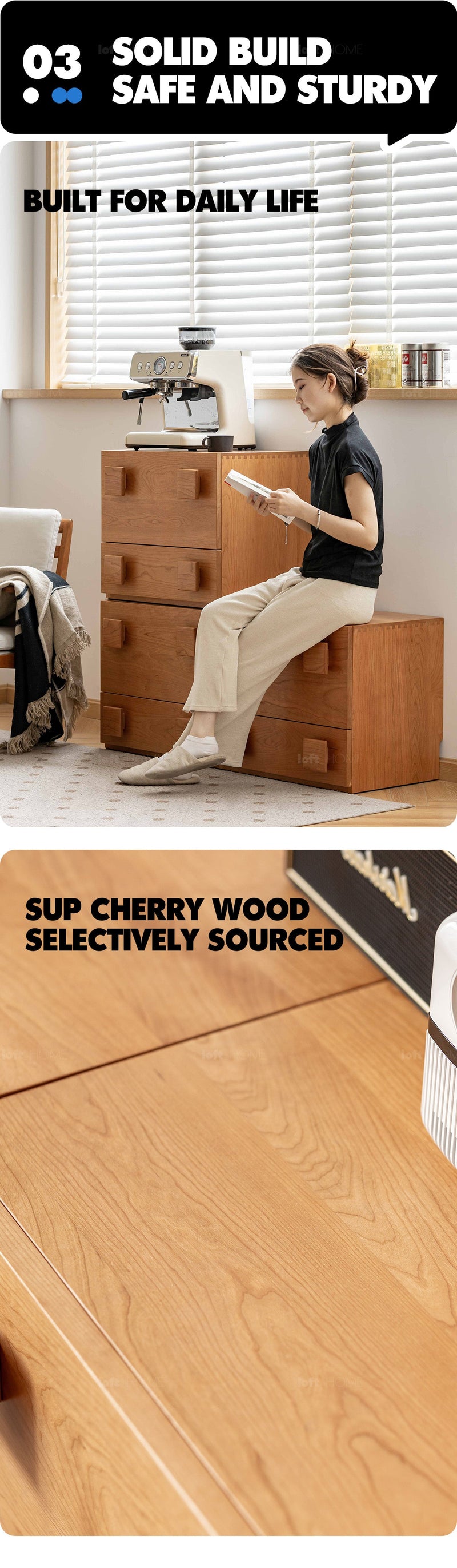 Scandinavian Cherry Wood Modular Cabinet NIMBUS More Details and Instruction_6