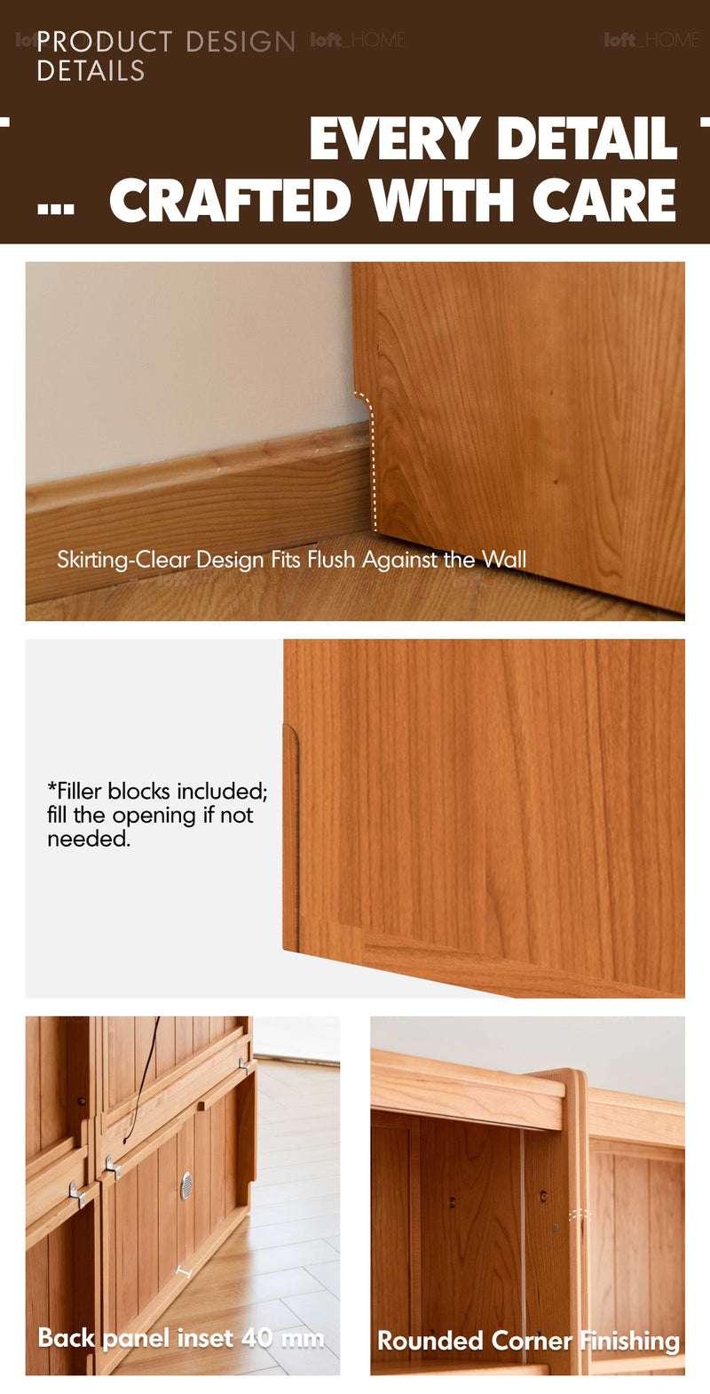 Scandinavian Cherry Wood Bookshelf VISTA More Details and Instruction_13