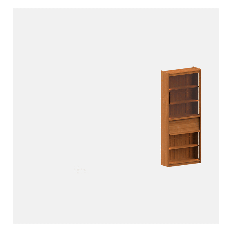 Scandinavian Cherry Wood Bookshelf VISTA More Details and Instruction_4