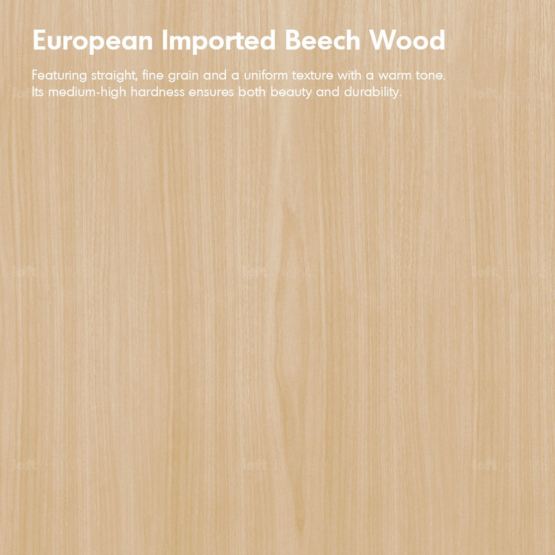 Scandinavian Beech Wood Wardrobe PEBLO Color Swatches
