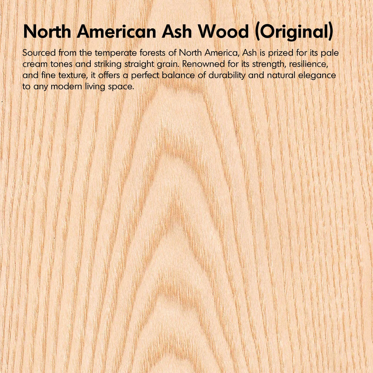 Minimalist Ash Wood Veneer TV Console COLIN Color Swatches