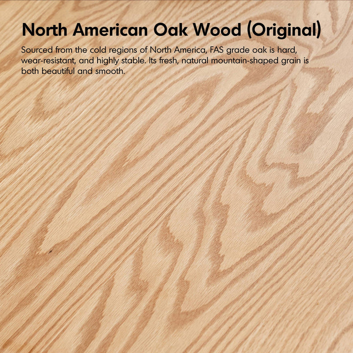 Scandinavian Oak Wood Study Table NOVA