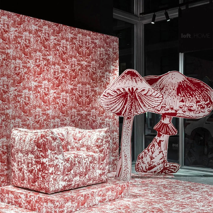 Contemporary Fabric 1 Seater Sofa BAMBOLE