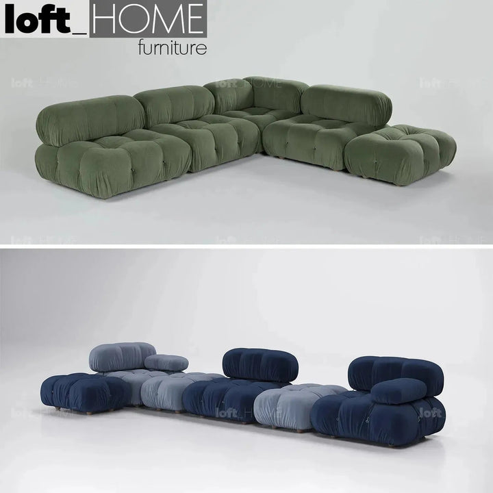 Contemporary Fabric 1 Seater Sofa CAMALEONDA